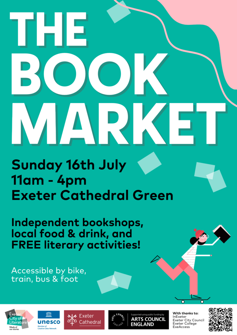 Exeter City of Literature Book Market – 16th July 2023