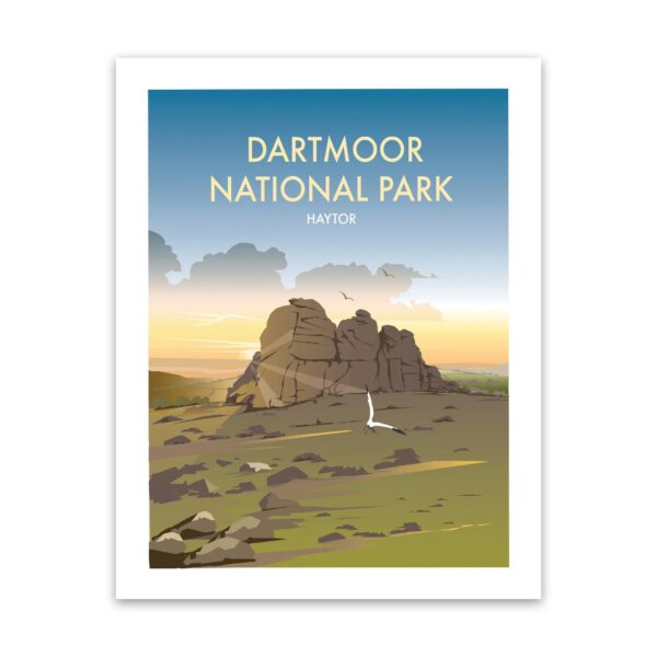 Dartmoor National Park: Haytor - 11" x 14" Art Print