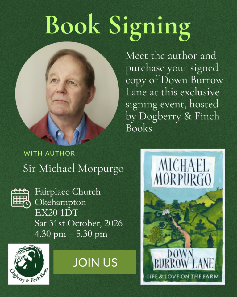 Down Burrow Lane with Sir Michael Morpurgo – Book-signing Event