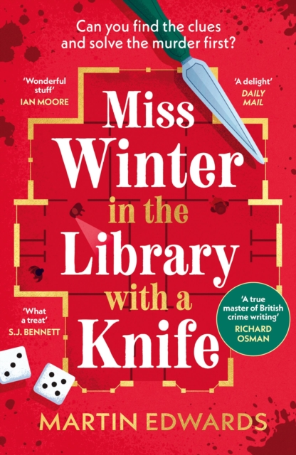 Miss Winter in the Library with a Knife : a murder mystery with a delightful twist