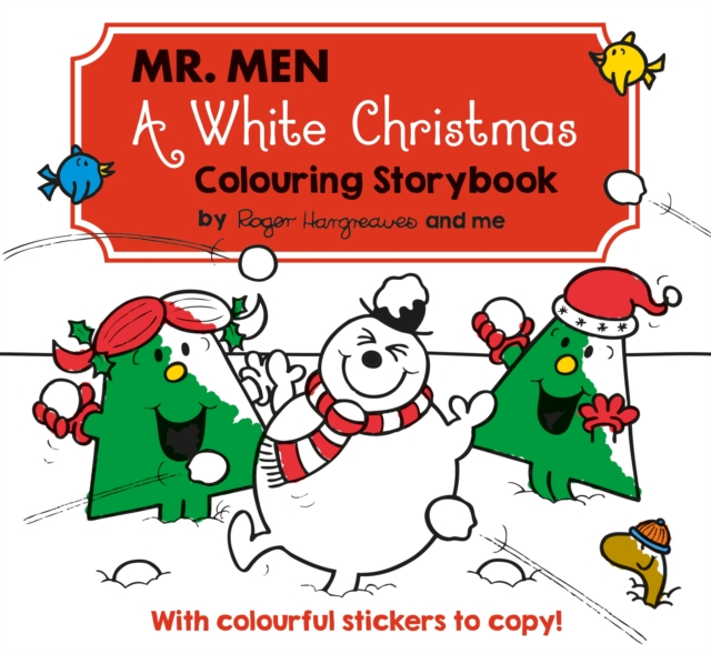 Mr Men A White Christmas Colouring Storybook
