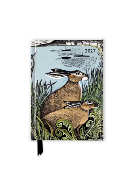 Angela Harding: Rathlin Hares 2027 Luxury Pocket Diary Planner – Week to View